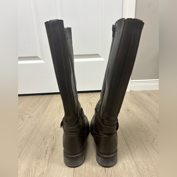 Clark’s Orinoco2 Tall Dark Brown Leather Boots - Picture 3 of 6